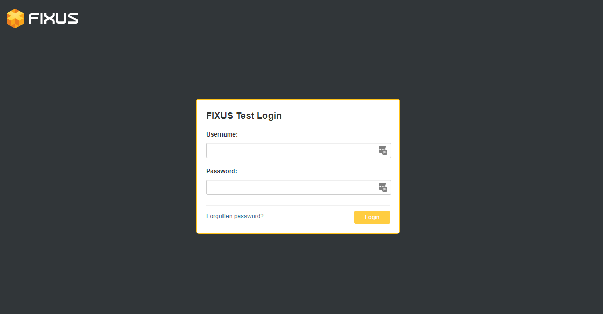 How to Reset your FIXUS Password – Fixus Technologies Documentation